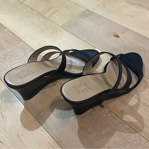 Naturalizer Breonna Wide Width Strappy Wedge Sandals